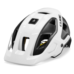 CASQUE CUBE STROVER BLANC NOIR