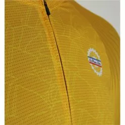 MAILLOT LA ROUE LIBRE PELOTON OR -Composants Vélo Soldes maillot la roue libre peloton or 2