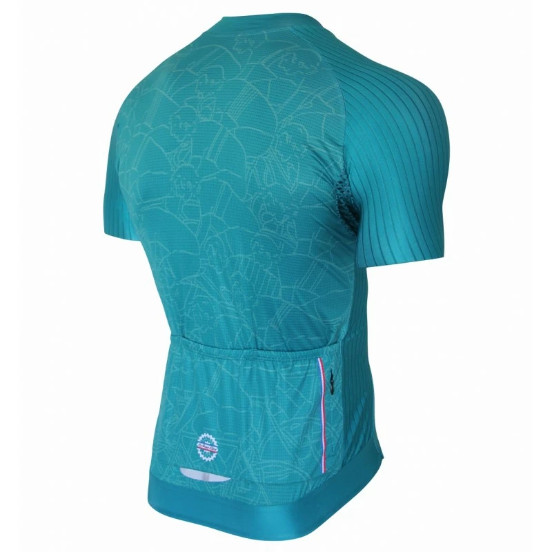 MAILLOT LA ROUE LIBRE PELOTON VERT 4 MAILLOT LA ROUE LIBRE PELOTON VERT – Image 2