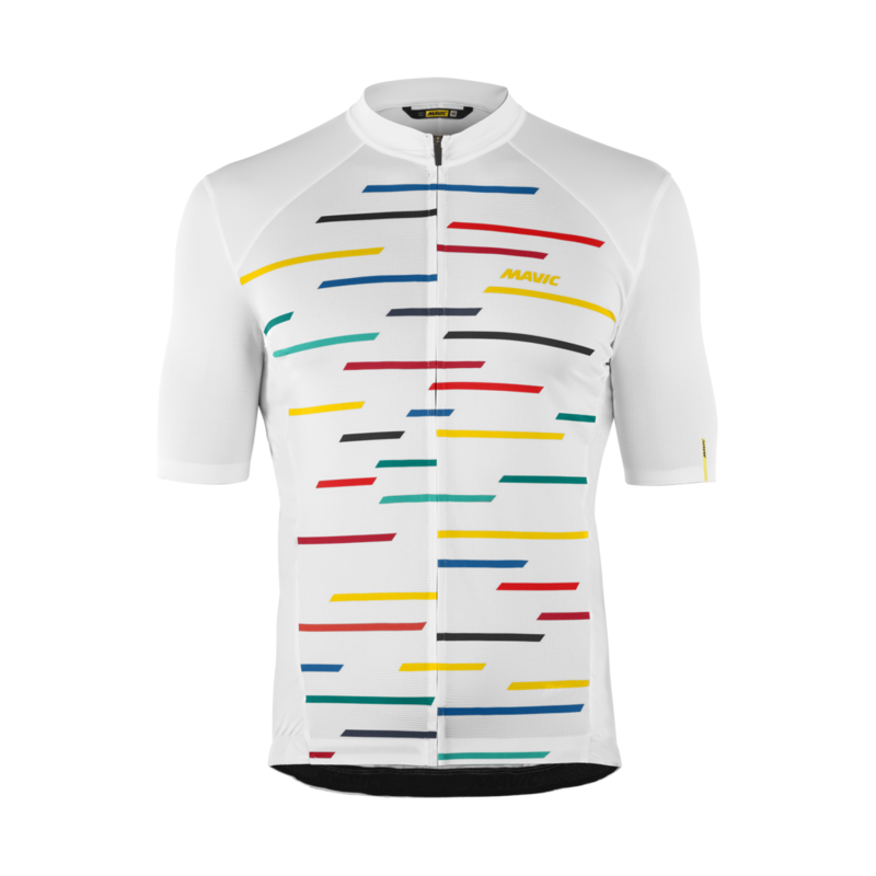 MAILLOT MAVIC COSMIC JERSEY BLANC 3 MAILLOT MAVIC COSMIC JERSEY BLANC