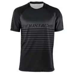 MAILLOT MOUSTACHE MANCHES COURTES GRIS
