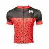 MAILLOT NISSA NOIR/ROUGE -Composants Vélo Soldes maillot nissa noir rouge