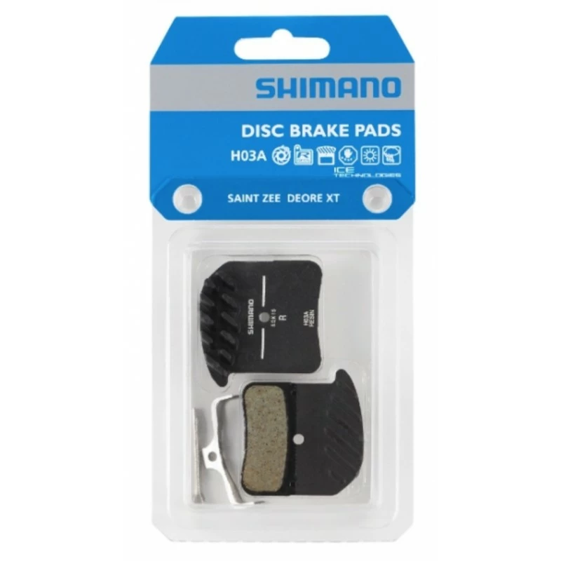 PLAQUETTES SHIMANO XT H03A RESINE 3 PLAQUETTES SHIMANO XT H03A RESINE